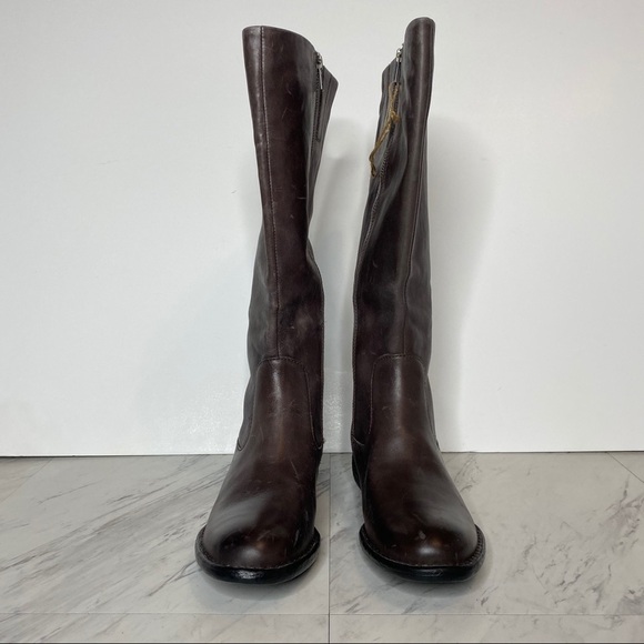 New! Born North Gray Leather Riding Boot 8M - Picture 2 of 14
